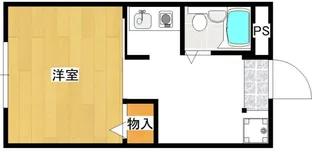 エルビスコート井尻【302号室】の間取り