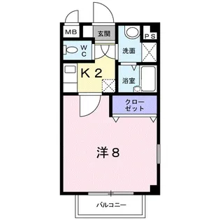 ブランシェ【1階】の間取り