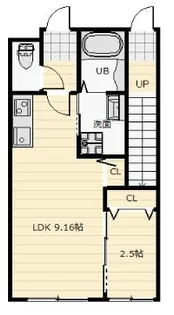 Leaf Terrace Takagi(リーフテラス高木)【1階】の間取り