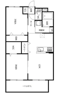 MITTE【102号室】の間取り