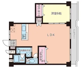 野上ビル【501号室】の間取り