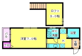 コンフォルト【1階】の間取り