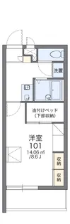 レオパレス丸ノ口【2階】の間取り