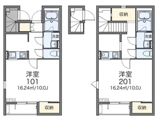 レオネクストシャルマン【2階】の間取り