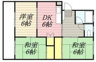 清水ハイツ【2階】の間取り