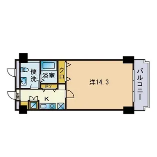 カーサ・ド・ビー【3階】の間取り