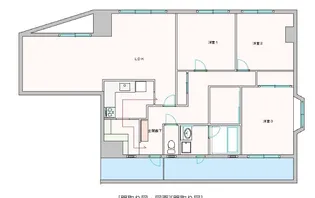 アバンセ井尻【302号室】の間取り