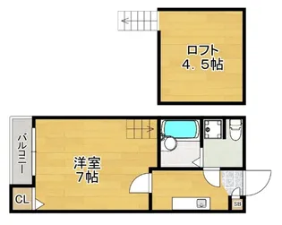 ベネフィスタウン井尻Ⅰ【201号室】の間取り