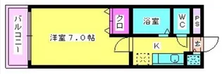 プリオールⅥ【4階】の間取り