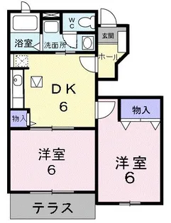 グリーン・ヒルズⅡ【1階】の間取り