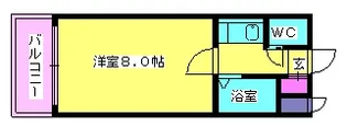 ロマネスク井尻第2【201号室】の間取り