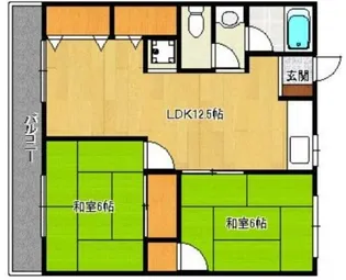 テゾーロ博多南【103号室】の間取り