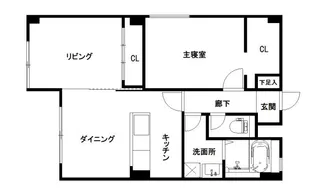 サニーガーデン【3階】の間取り