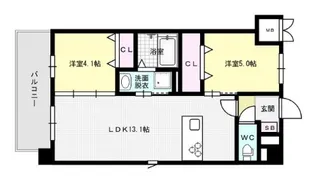 ZIP春日公園【501号室】の間取り