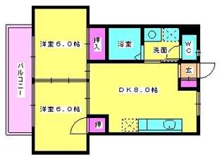 コスギⅢ【1階】の間取り