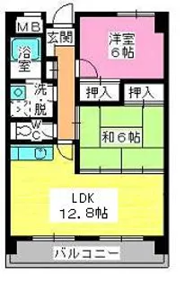 レスピーザ53【7階】の間取り