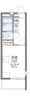 レオパレスハーモニーランドⅠ【2階】の間取り