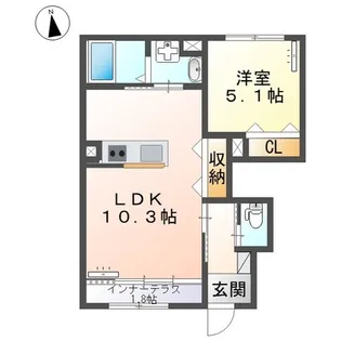 グランノヴァ【1階】の間取り