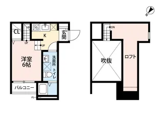 CROSS AVENUE春日【1階】の間取り