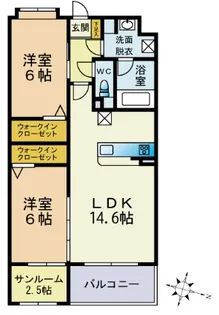 ACTIVE(アクティブ)【3階】の間取り