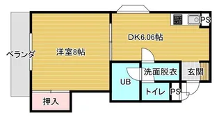 マルナカレジデンス千歳【302号室】の間取り