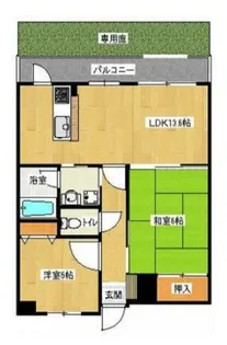 コスタカーサ【103号室】の間取り