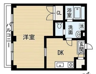 ビバリーハウス南福岡Ⅵ 【2階】の間取り