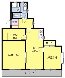 第2やまと【4階】の間取り