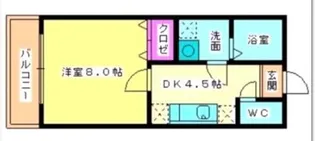 フォーレスト笹原【1階】の間取り