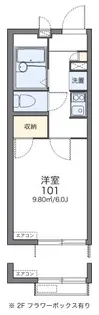 レオパレス華【1階】の間取り