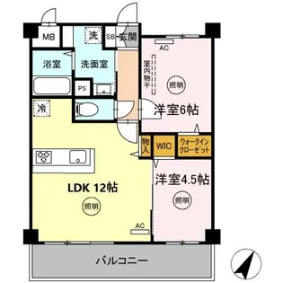 CASA FELICE【5階】の間取り