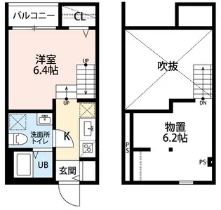モンテベルテ【102号室】の間取り