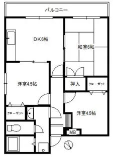 インペリアル老司【502号室】の間取り