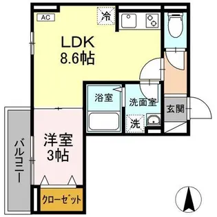 オーブ【2階】の間取り