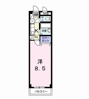 サンクレ−ジュⅢ【2階】の間取り