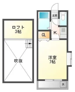 大和ハイムⅢ【2階】の間取り