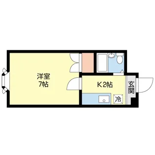 ハイデンスMM北20条【405号室】の間取り