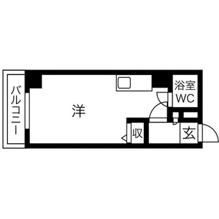 ローヤルハイツ菊水駅【601号室】の間取り