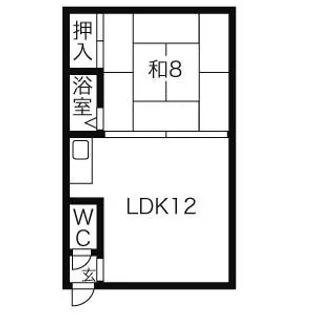 旭ハイツ【202号室】の間取り