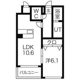 K13【1階】の間取り