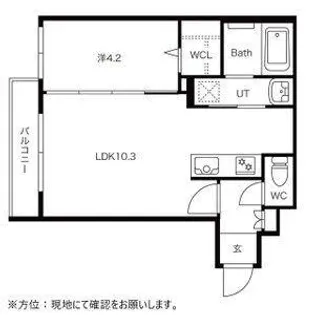 フォレスタ月寒東【4階】の間取り