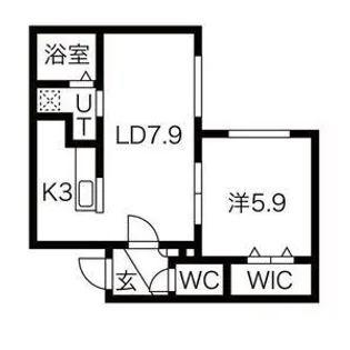 Olive環状東【3階】の間取り