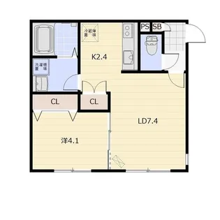 facet白石(ファセット)【1階】の間取り