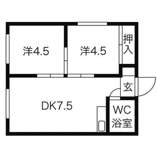 ハイデンスMM北20条【401号室】の間取り