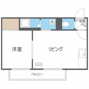 ハイム真木【201号室】の間取り