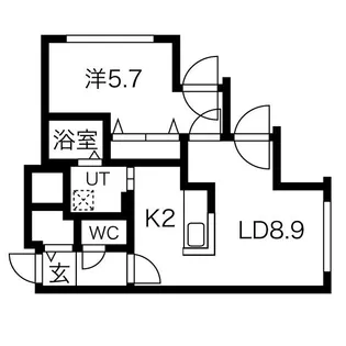 Maison de A【302号室】の間取り