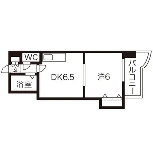 ローヤルハイツ月寒東5【403号室】の間取り