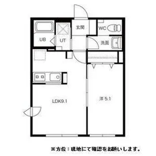 Felice琴似(フェリーチェ琴似)【3階】の間取り