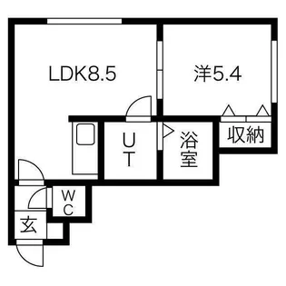 マイルーム環状通東B棟【303号室】の間取り