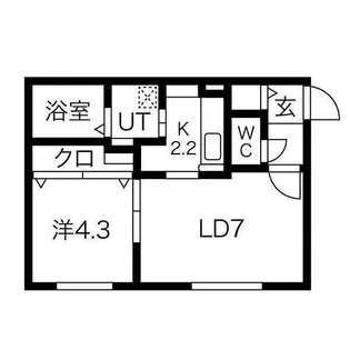 Aminas T15【3階】の間取り